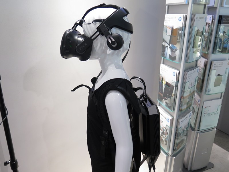 HTC VIVEと組み合わせて利用しているところ