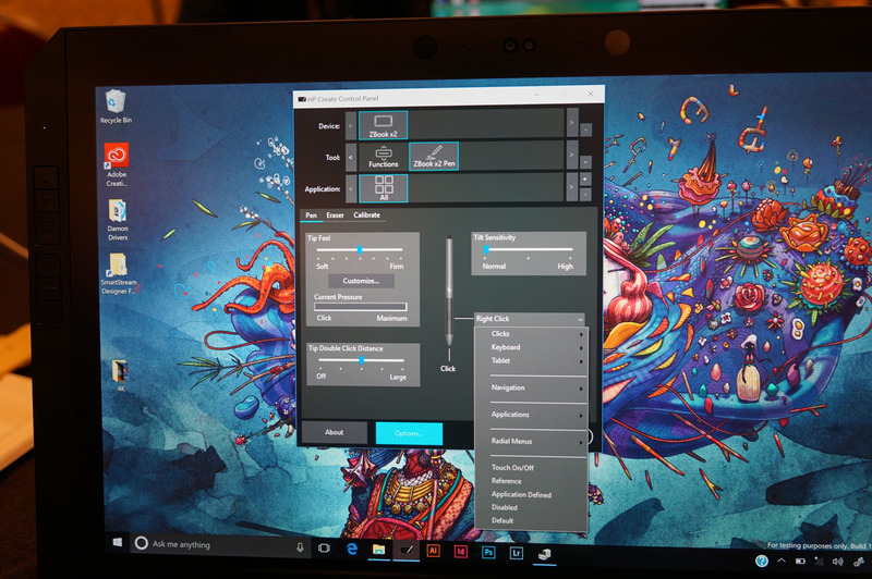 ボタンはソフトウェアで設定が可能になっている