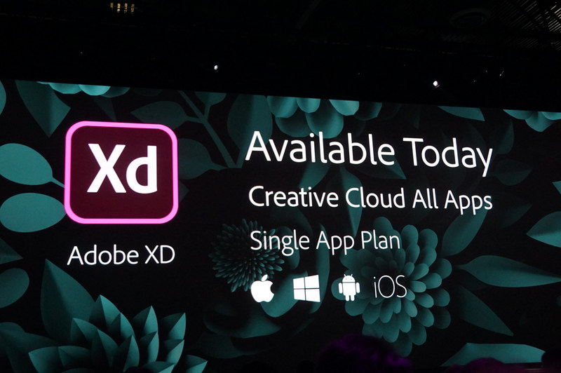 Adobe XDはすでに提供開始されている。単体プランとコンプリートプランで利用可能