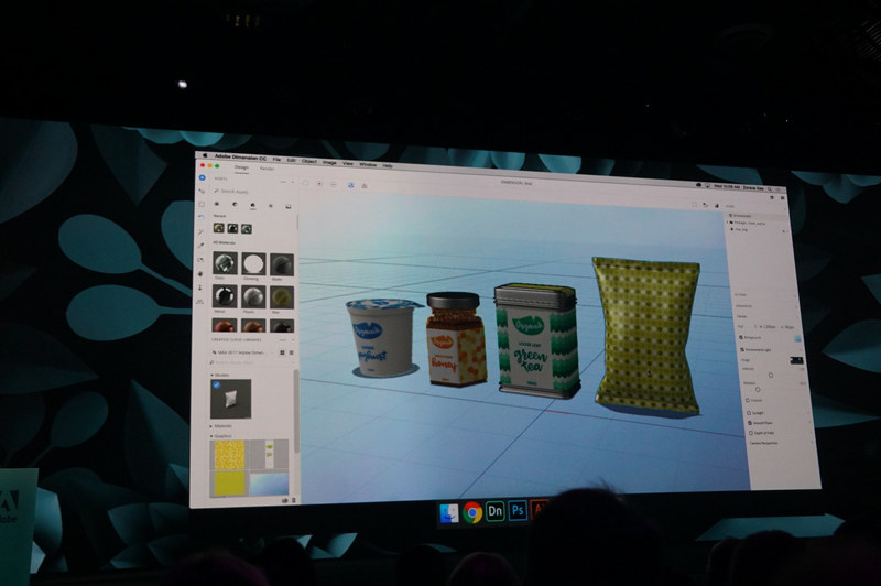 昨年Project Felixとして公開された3Dコンテンツ版PhotoshopとなるDimension