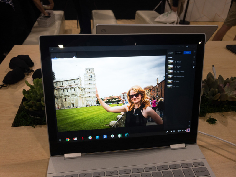 Lightroom CCのAndroid版がそのまま動作している