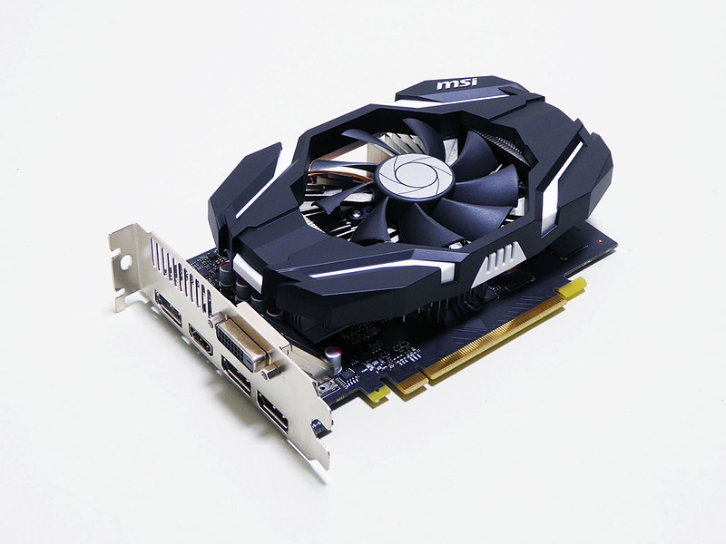 MSIのGeForce GTX 1060 6GB OCビデオカードを搭載していた。LEVEL-C0B3-R7-RNRのスペック表に記載はなかったがOCモデル