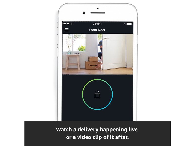 アプリから確認している様子
