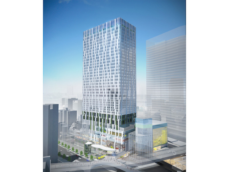 新オフィスが入る「渋谷ストリーム」のイメージ図