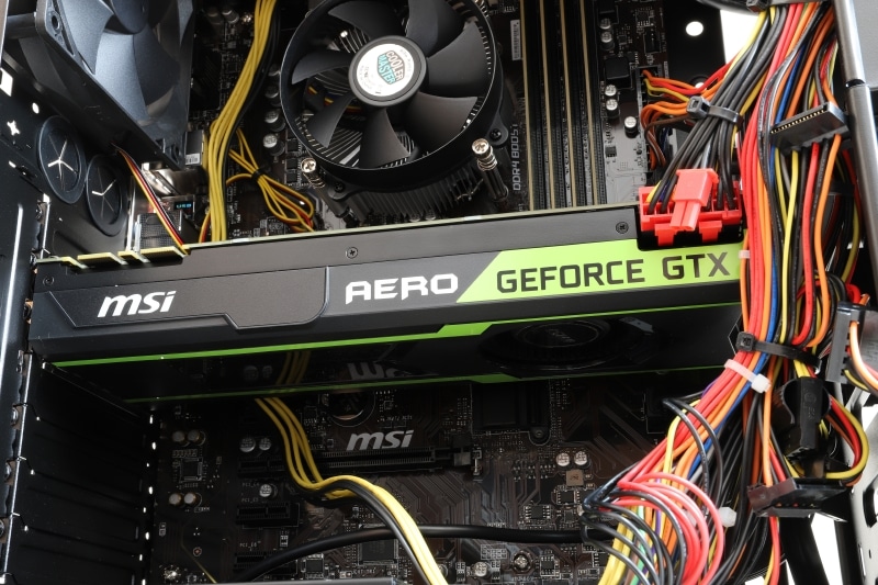 ビデオカードはMSI製「GeForce GTX 1080 Ti(11GB)」を搭載