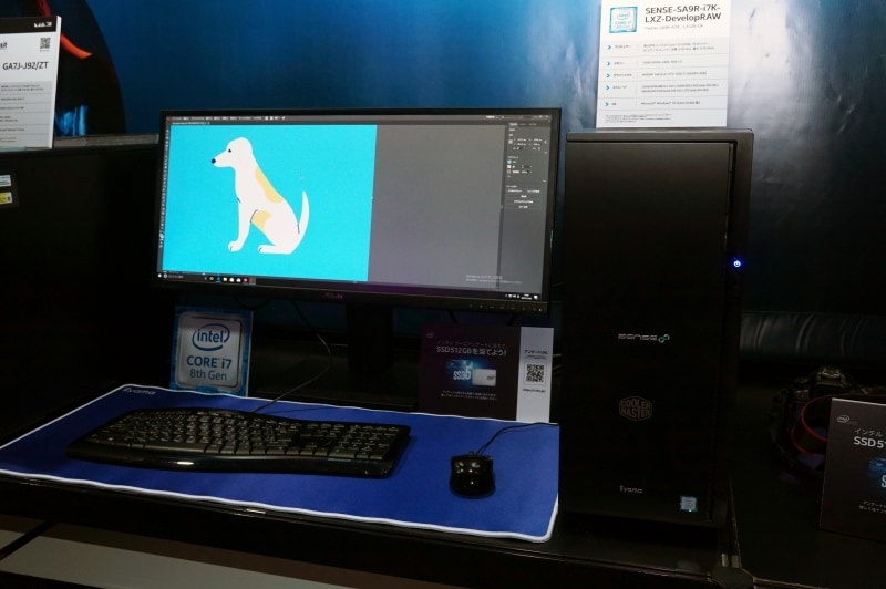 iiyama PC SENSE∞の SENSE SA9R-i7K-LXZ-DevelopRAW