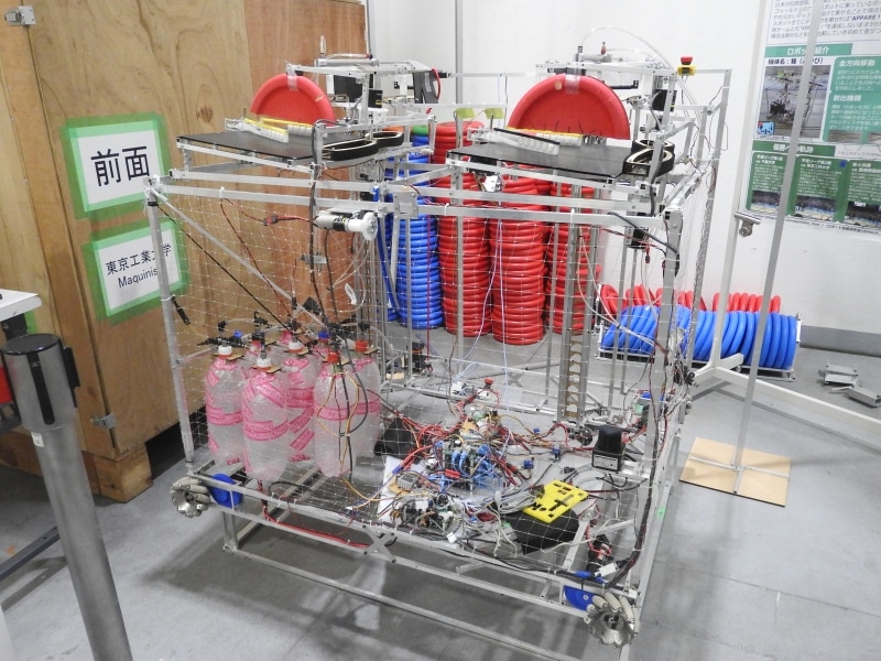 チームMaquinistaがNHK学生ロボコン2017のために製作した「雅」