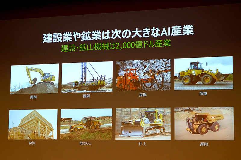 建設業/鉱業は次の大きなAI産業