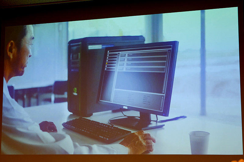 事務所のPCで3次元データを閲覧可能