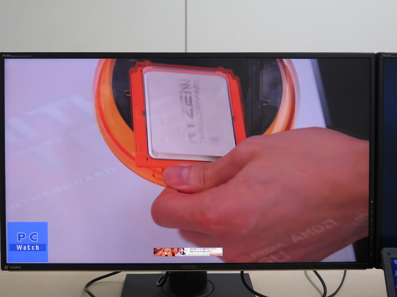 動画を再生させてみたが、さすがにフルスクリーンでは若干のコマ落ちやテアリングが発生した。ウィンドウモードだと問題ない