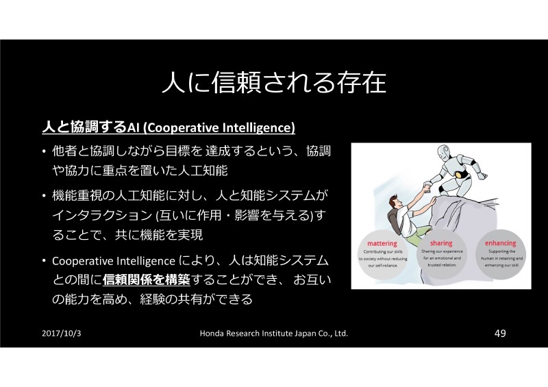 人に信頼される存在へ