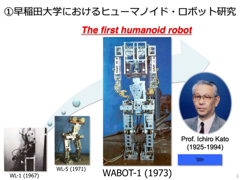 早稲田大のヒューマノイド研究