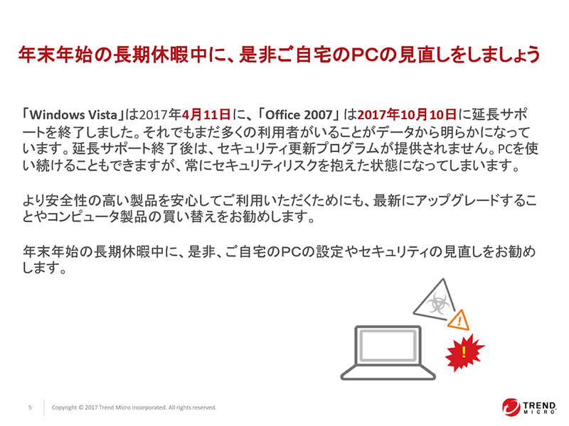 PC環境の見直しを