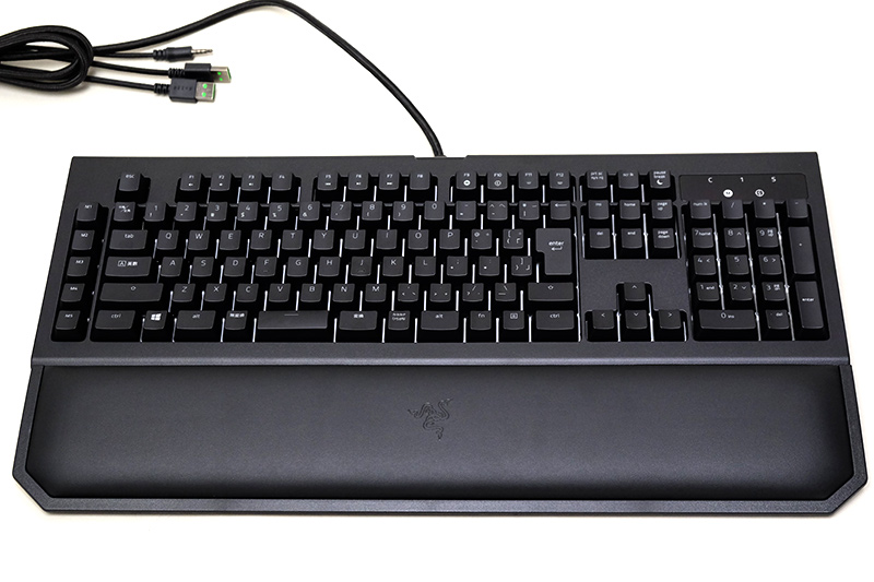 付属のリストレスト装着時