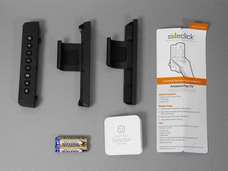 同梱品一覧。本体、アダプタ2種類のほか、セットアップガイド、電池が付属する