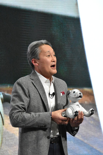 aiboはまだはじまったばかり。今後のソニーのAI戦略、ロボティクス戦略の鍵となるとアピールした