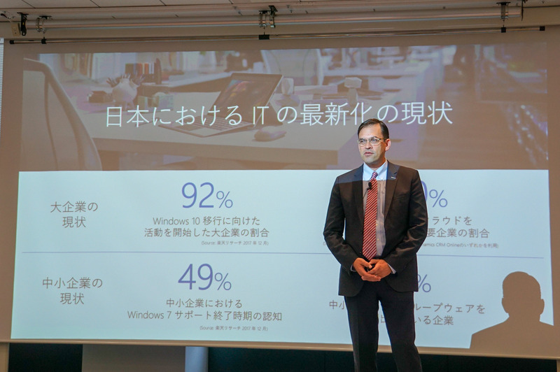 中小企業でWindows 10への乗り換えを検討している企業は49%、Microsoftのクラウドを使っている企業は約12%