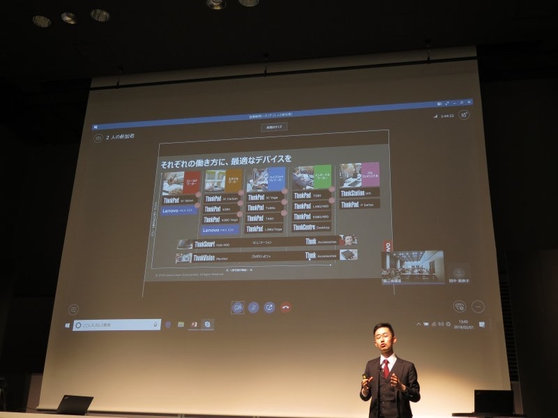 容易に遠隔地に画面共有ができる