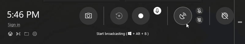 新しい「ゲームバー」