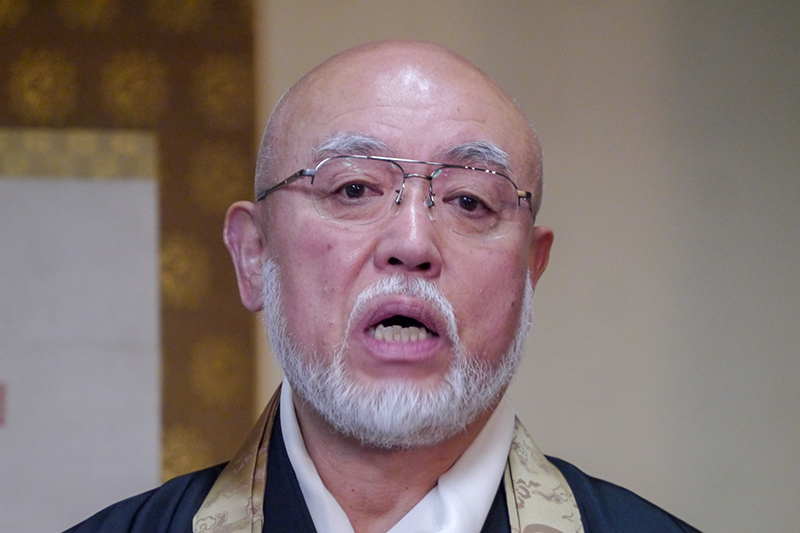 臨済宗建仁寺派の川本博明総長