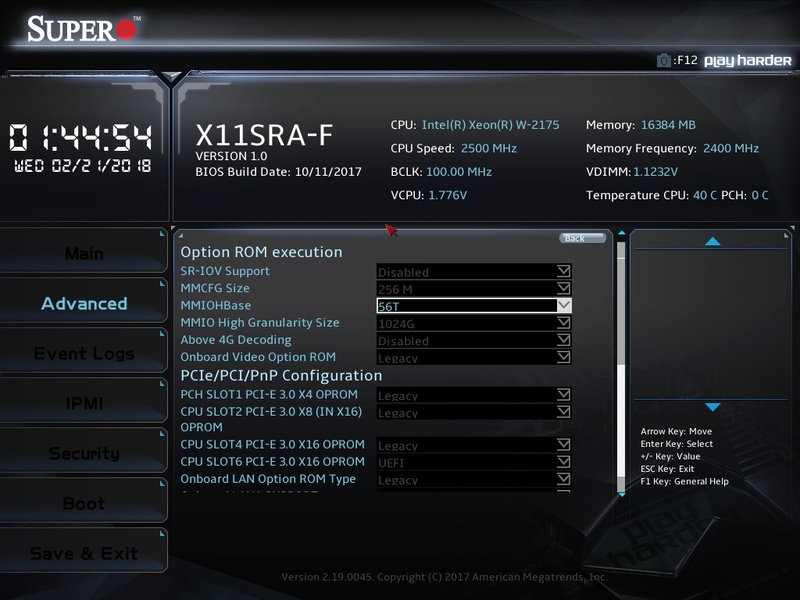 PCI Express周りの設定