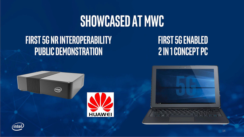 IntelがMWC 18で5Gの無線通信に対応した2in1を展示