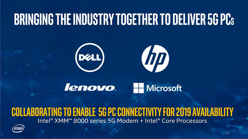 2019年の後半に、Dell、HP、Lenovoが搭載製品を投入する予定。Microsoftなどとも協力して実装が行なわれている