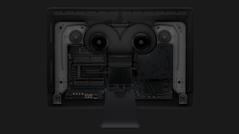 製品公式サイトより転載。アップルによれば、iMac Proのスピーカーの音量は最大50%大きくなっているとのこと