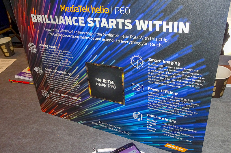 Helio P60の説明ボード