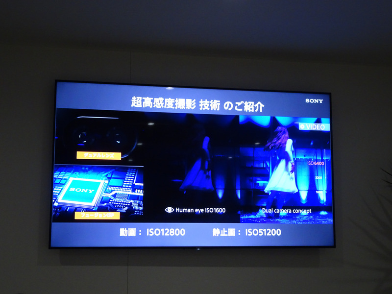 複眼カメラと新しいISPによる超高感度撮影機能