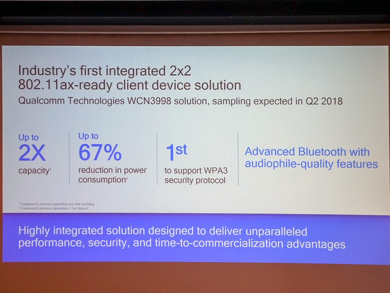 Wi-Fi関連の発表も行なわれた