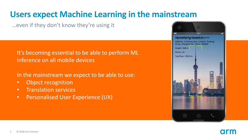 次のステップはメインストリームモバイルへの機械学習の浸透
