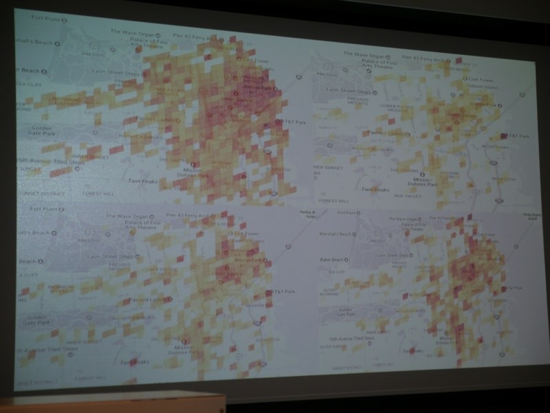 サンフランシスコ市内の駐車場の状況は時間によって大きく異なる
