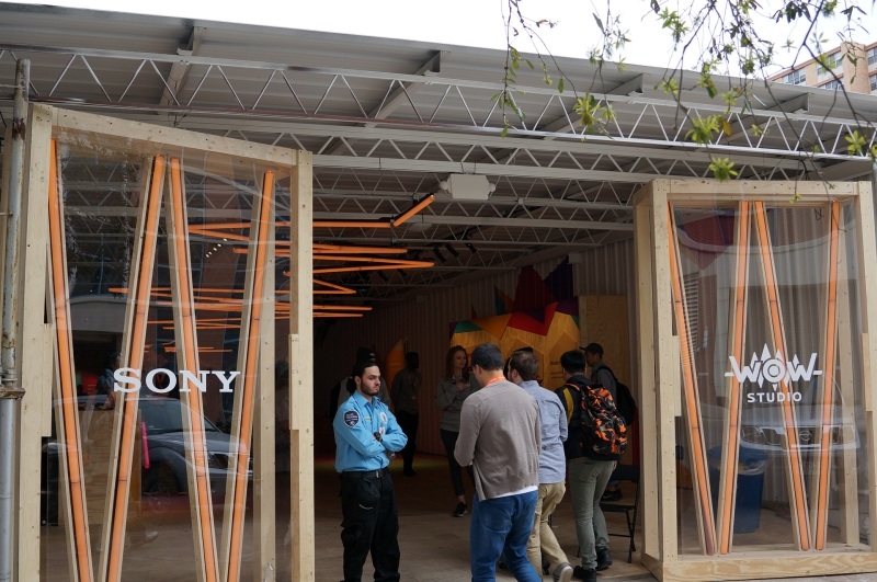 ソニーブースの入り口