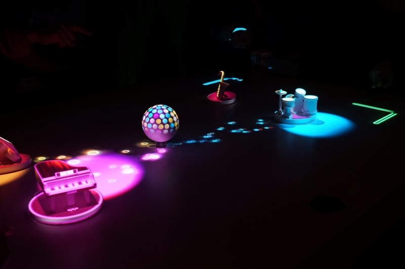 Interactive Tabletop Projectorのデモ