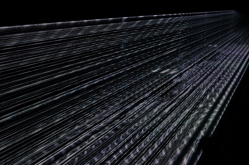 Odysseyのデモ、同じく波面合成技術のスピーカーとビジュアルが連動している