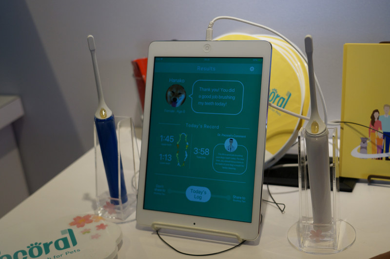 ブラシの履歴を確認できる