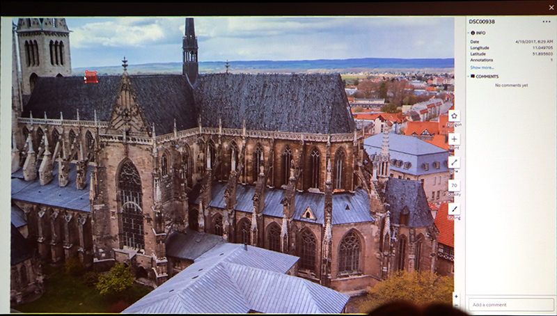 注視したい場所を選んでRAW写真も閲覧できる