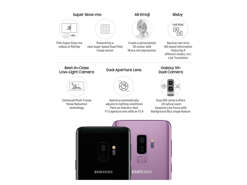 S9+のカメラ機能一覧