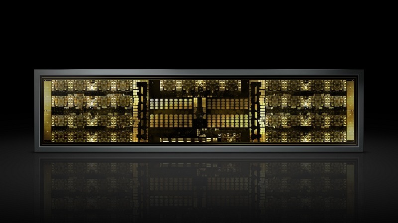 NVSwitchのチップ写真