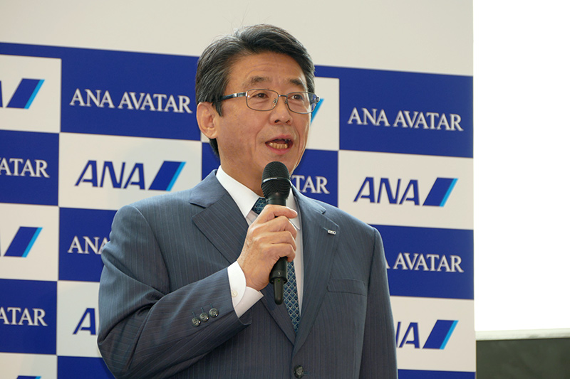 ANAホールディングス 代表取締役社長 片野坂真哉氏