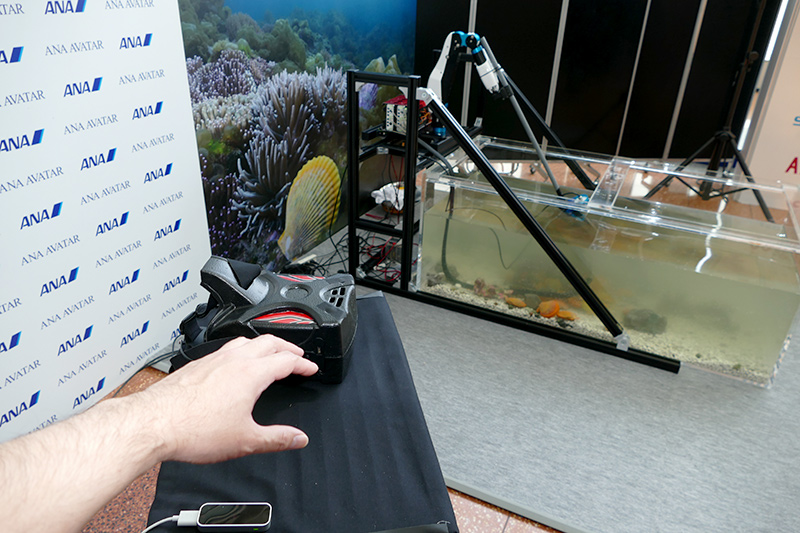 腕の動きの見地にはLeap Motionを使用