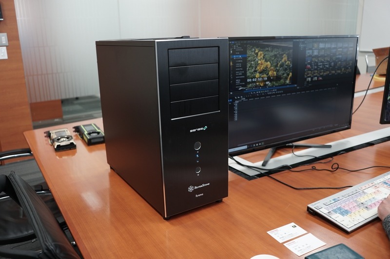 組み上がった4K HDR編集用マシン
