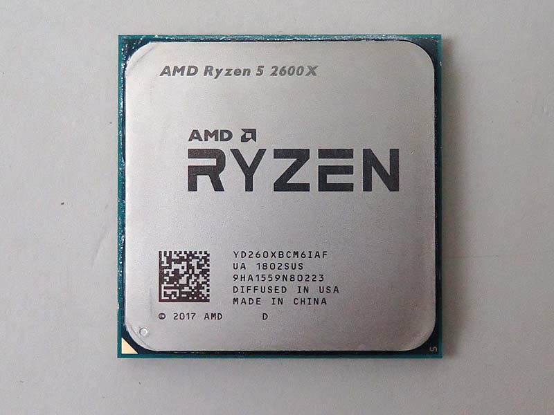 Ryzen 5 2600X本体