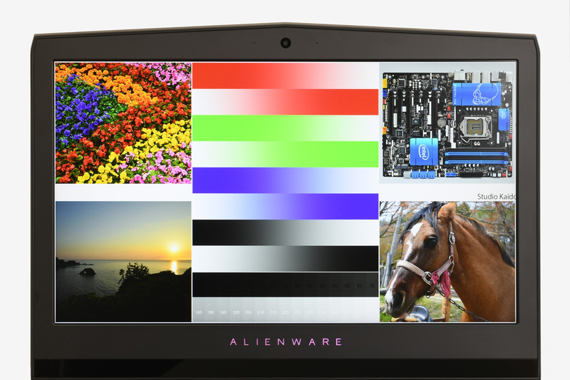 階調の検証画面