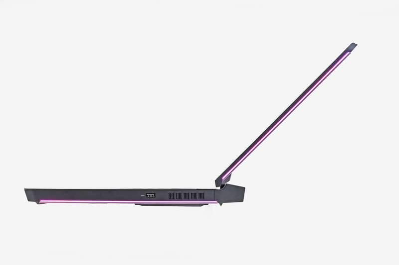 天板を最大まで開いた状態