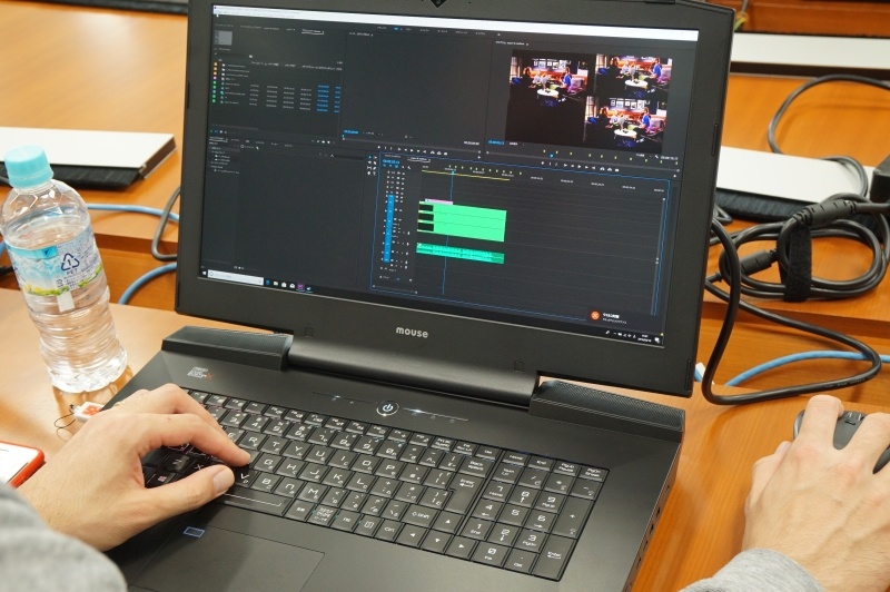 動画編集時のPremiere Pro CCの画面