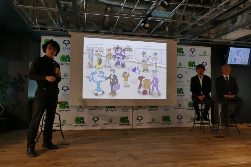 ロボットがより身近になる時代、多くは擬人化されると語る石黒氏