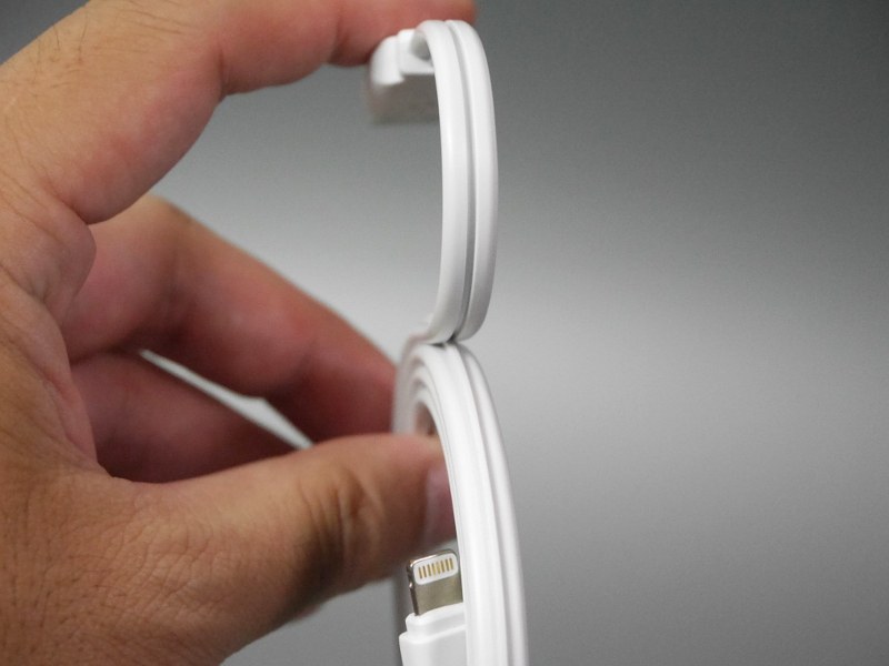 途中まではがした状態。凸と凹がうまく噛み合っていることが分かる