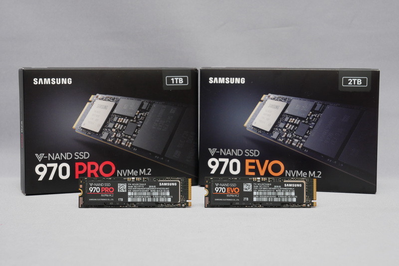 Samsung Electronics NVMe/PCIe SSD「970 PRO」および「970 EVO」